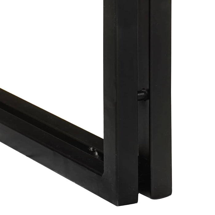Masa de cuibărit 3 pcs Maro și negru Lemn masiv reciclat - WALTI WALTI
