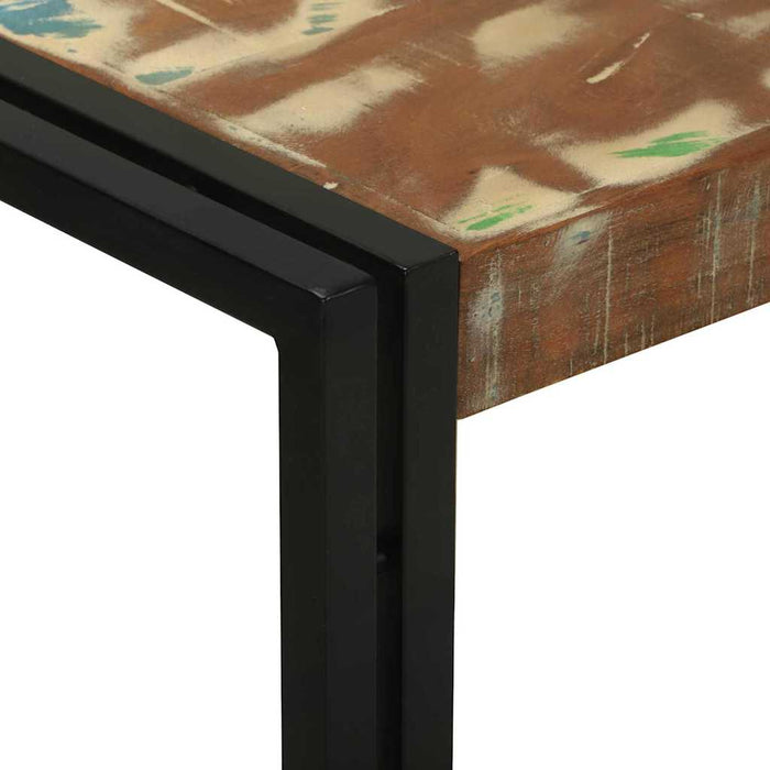Masă de consolă cu raft 120 x 33 x 75 cm Lemn recuperat masiv - WALTI WALTI