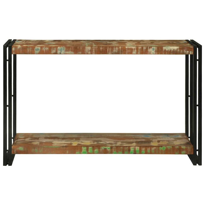 Masă de consolă cu raft 120 x 33 x 75 cm Lemn recuperat masiv - WALTI WALTI