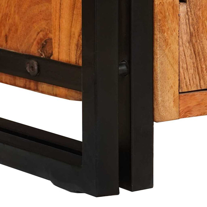 Cabinet TV cu raft Maro 120 x 33 x 50 cm lemn masiv de acacia - WALTI WALTI