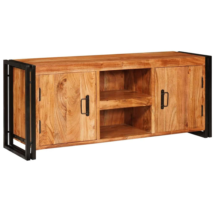 Cabinet TV cu raft Maro 120 x 33 x 50 cm lemn masiv de acacia - WALTI WALTI