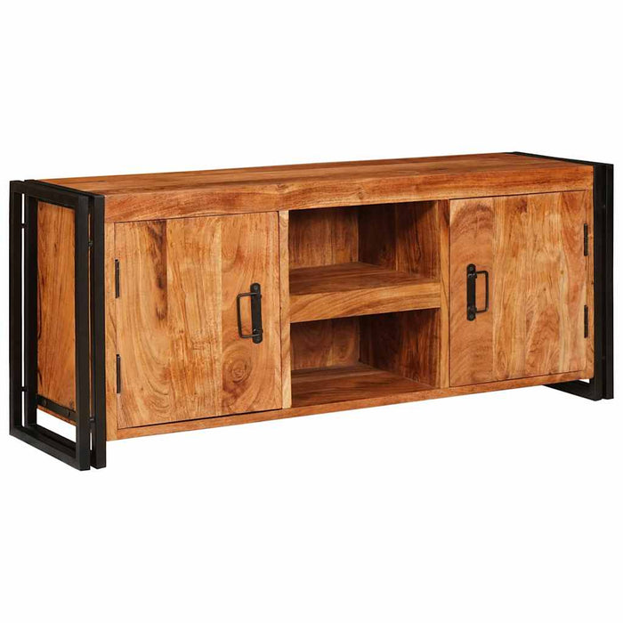 Cabinet TV cu raft Maro 120 x 33 x 50 cm lemn masiv de acacia - WALTI WALTI
