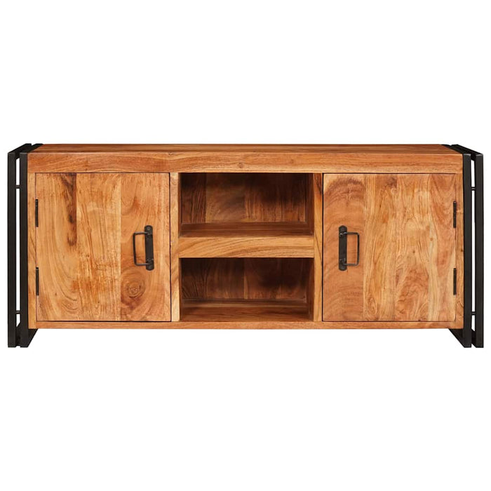 Cabinet TV cu raft Maro 120 x 33 x 50 cm lemn masiv de acacia - WALTI WALTI