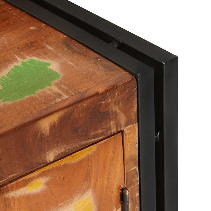 Cabinet TV Multicolour 120 x 33 x 50 cm Lemn masiv reciclat - WALTI WALTI