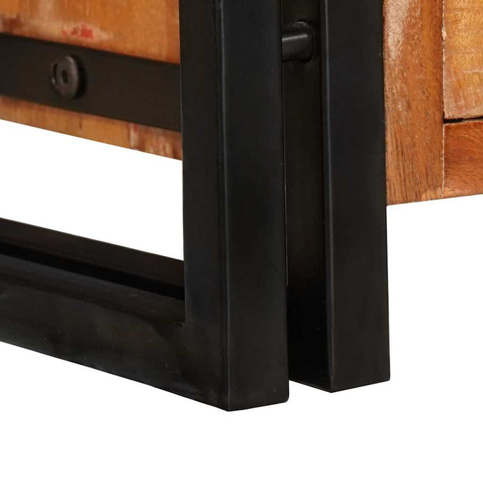 Cabinet TV Multicolour 120 x 33 x 50 cm Lemn masiv reciclat - WALTI WALTI