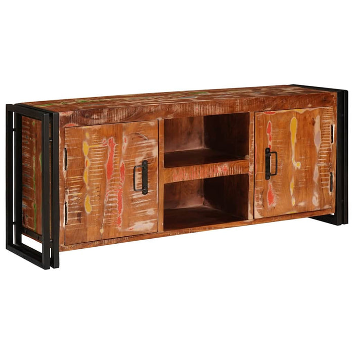 Cabinet TV Multicolour 120 x 33 x 50 cm Lemn masiv reciclat - WALTI WALTI