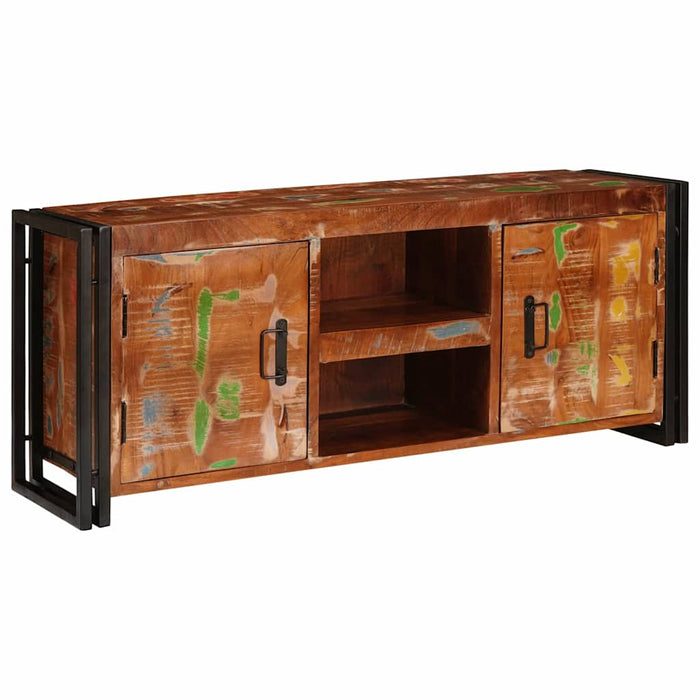 Cabinet TV Multicolour 120 x 33 x 50 cm Lemn masiv reciclat - WALTI WALTI