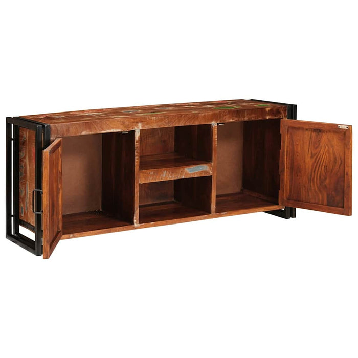 Cabinet TV Multicolour 120 x 33 x 50 cm Lemn masiv reciclat - WALTI WALTI