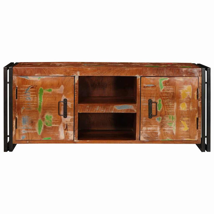 Cabinet TV Multicolour 120 x 33 x 50 cm Lemn masiv reciclat - WALTI WALTI