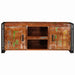 Cabinet TV Multicolour 120 x 33 x 50 cm Lemn masiv reciclat - WALTI WALTI