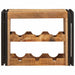 Raft pentru vin 60 x 45 x 33 cm Lemn de Mango Solid și Şlefuit - WALTI WALTI