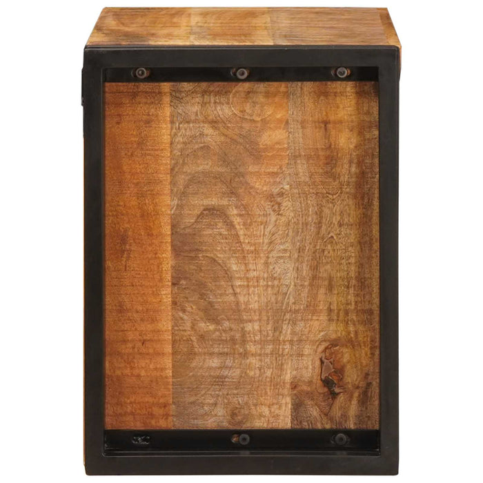 Raft pentru vin 60 x 45 x 33 cm Lemn de Mango Solid și Şlefuit - WALTI WALTI