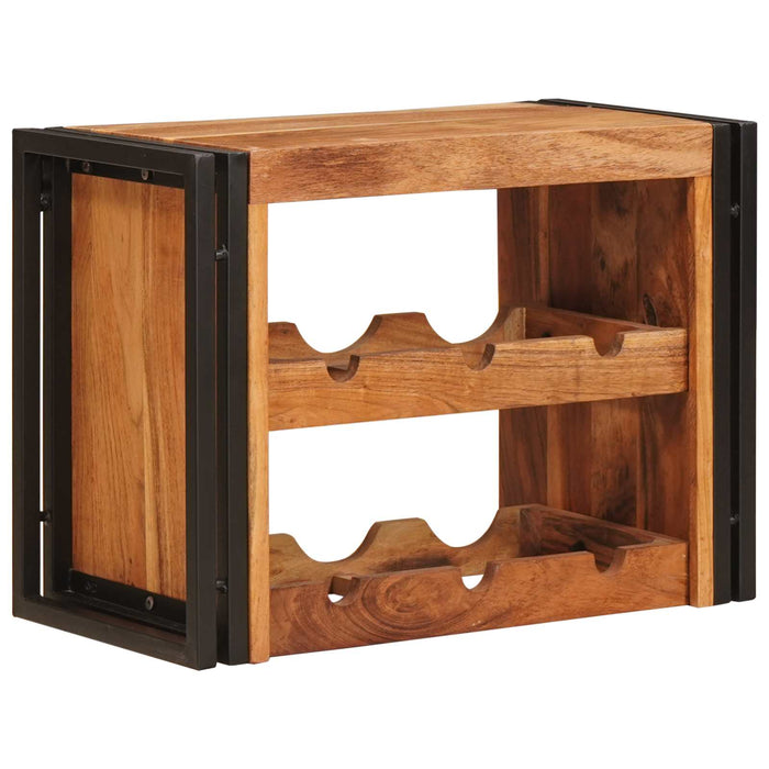 Raft pentru vin Maro 60 x 45 x 33 cm Lemn Solid de Acacia - WALTI WALTI