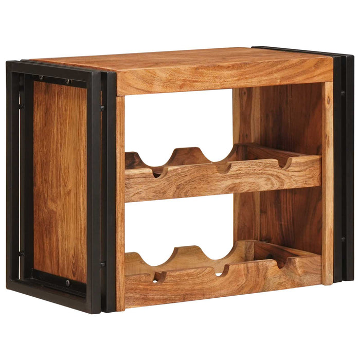 Raft pentru vin Maro 60 x 45 x 33 cm Lemn Solid de Acacia - WALTI WALTI
