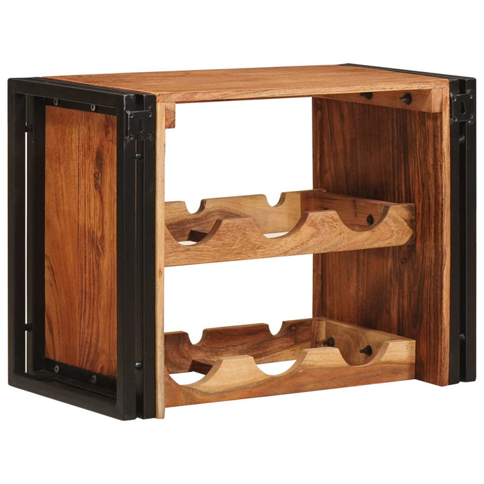 Raft pentru vin Maro 60 x 45 x 33 cm Lemn Solid de Acacia - WALTI WALTI