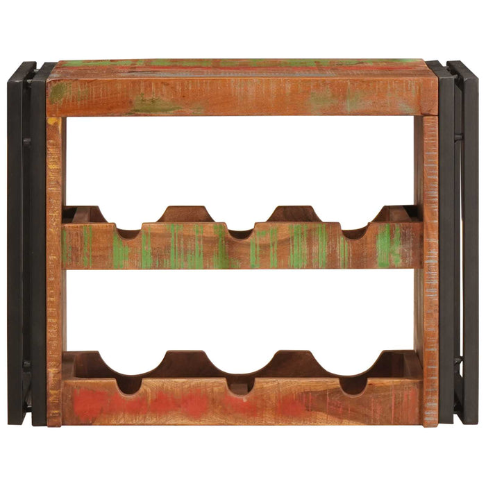 Raft pentru vin Maro 60 x 45 x 33 cm Lemn recuperat solid - WALTI WALTI