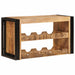 Raft pentru vin 80 x 45 x 33 cm Lemn de Mango Solid și Şlefuit - WALTI WALTI
