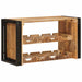Raft pentru vin 80 x 45 x 33 cm Lemn de Mango Solid și Şlefuit - WALTI WALTI