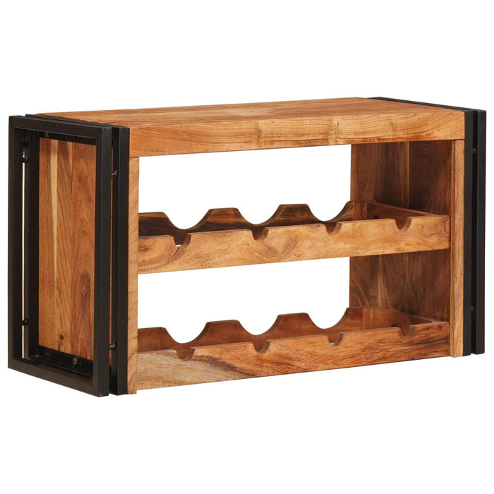 Raft pentru vin Maro 80 x 45 x 33 cm Lemn Solid de Acacia - WALTI WALTI