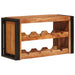 Raft pentru vin Maro 80 x 45 x 33 cm Lemn Solid de Acacia - WALTI WALTI