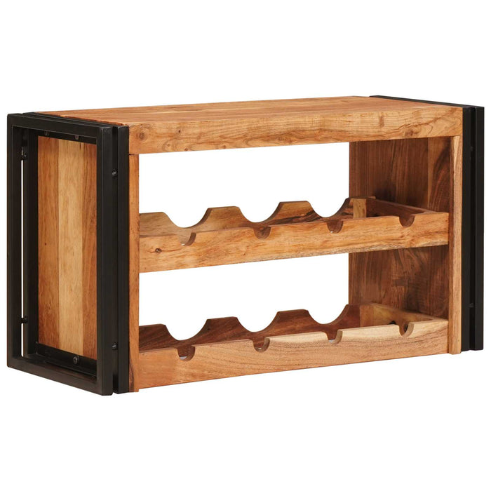 Raft pentru vin Maro 80 x 45 x 33 cm Lemn Solid de Acacia - WALTI WALTI