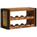 Raft pentru vin Maro 80 x 45 x 33 cm Lemn recuperat solid - WALTI WALTI