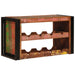 Raft pentru vin Maro 80 x 45 x 33 cm Lemn recuperat solid - WALTI WALTI