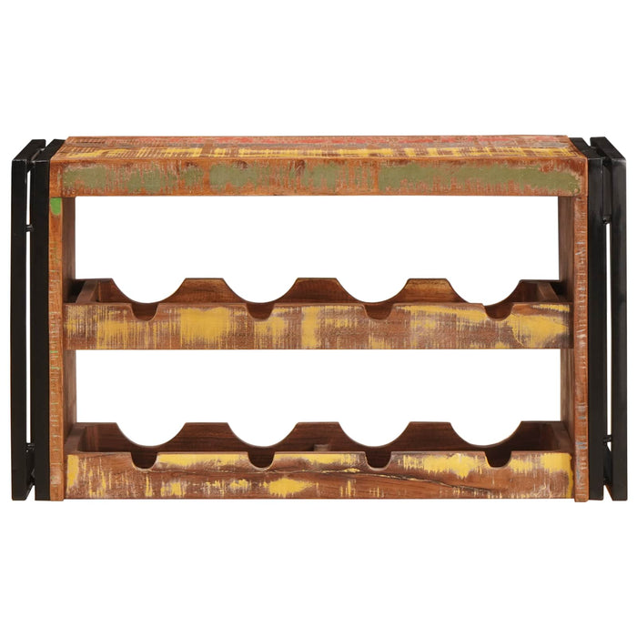 Raft pentru vin Maro 80 x 45 x 33 cm Lemn recuperat solid - WALTI WALTI