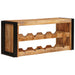 Raft pentru vin 100 x 45 x 33 cm Lemn de Mango Solid și Şlefuit - WALTI WALTI