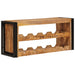 Raft pentru vin 100 x 45 x 33 cm Lemn de Mango Solid și Şlefuit - WALTI WALTI