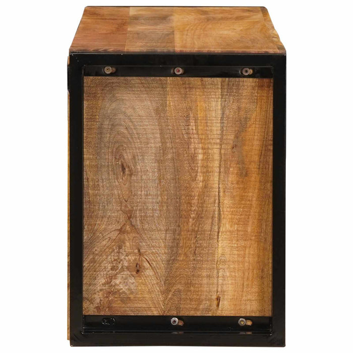 Raft pentru vin 100 x 45 x 33 cm Lemn de Mango Solid și Şlefuit - WALTI WALTI