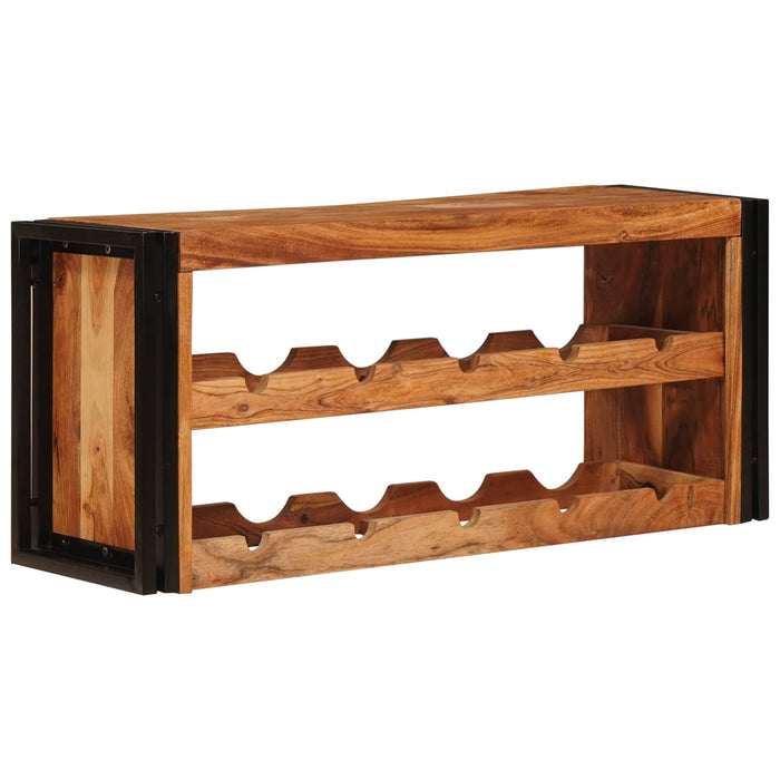 Raft pentru vin Maro 100 x 45 x 33 cm Lemn Solid de Acacia - WALTI WALTI
