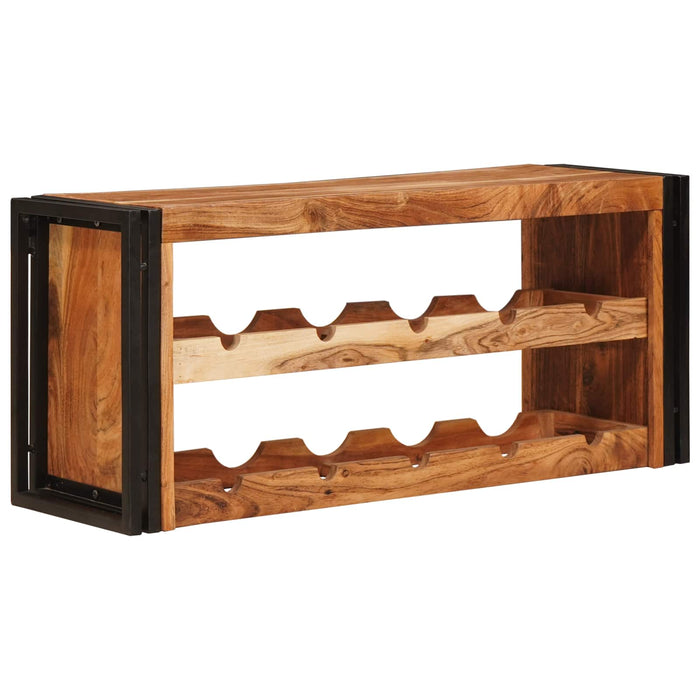 Raft pentru vin Maro 100 x 45 x 33 cm Lemn Solid de Acacia - WALTI WALTI