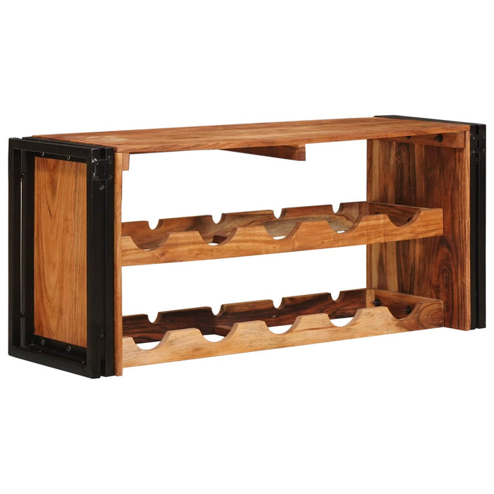 Raft pentru vin Maro 100 x 45 x 33 cm Lemn Solid de Acacia - WALTI WALTI