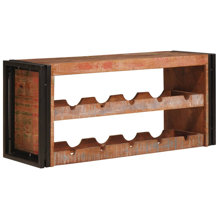 Raft pentru vin Maro 100 x 45 x 33 cm Lemn recuperat solid - WALTI WALTI