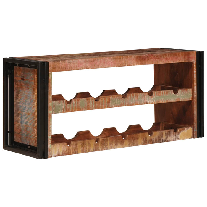 Raft pentru vin Maro 100 x 45 x 33 cm Lemn recuperat solid - WALTI WALTI