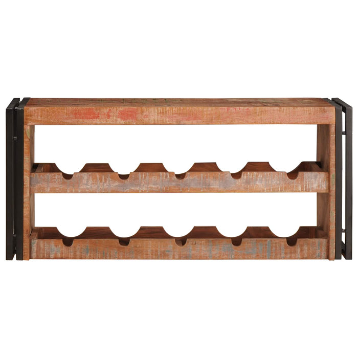 Raft pentru vin Maro 100 x 45 x 33 cm Lemn recuperat solid - WALTI WALTI