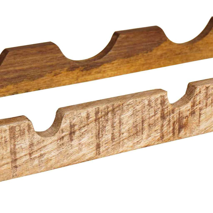 Raft pentru vin 100 x 45 x 33 cm Lemn de Mango Solid și Şlefuit - WALTI WALTI