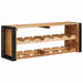Raft pentru vin 100 x 45 x 33 cm Lemn de Mango Solid și Şlefuit - WALTI WALTI
