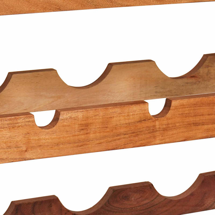 Raft pentru vin Maro 120 x 45 x 33 cm Lemn Solid de Acacia - WALTI WALTI