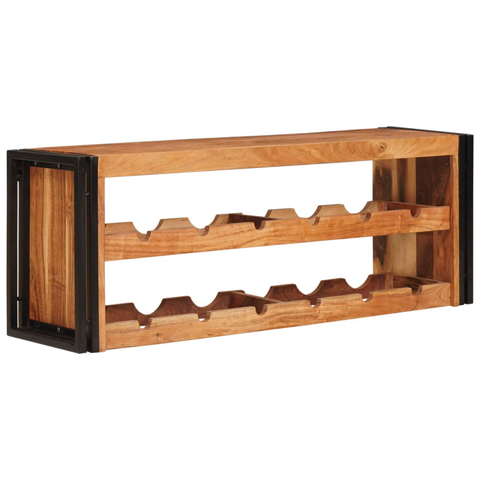 Raft pentru vin Maro 120 x 45 x 33 cm Lemn Solid de Acacia - WALTI WALTI