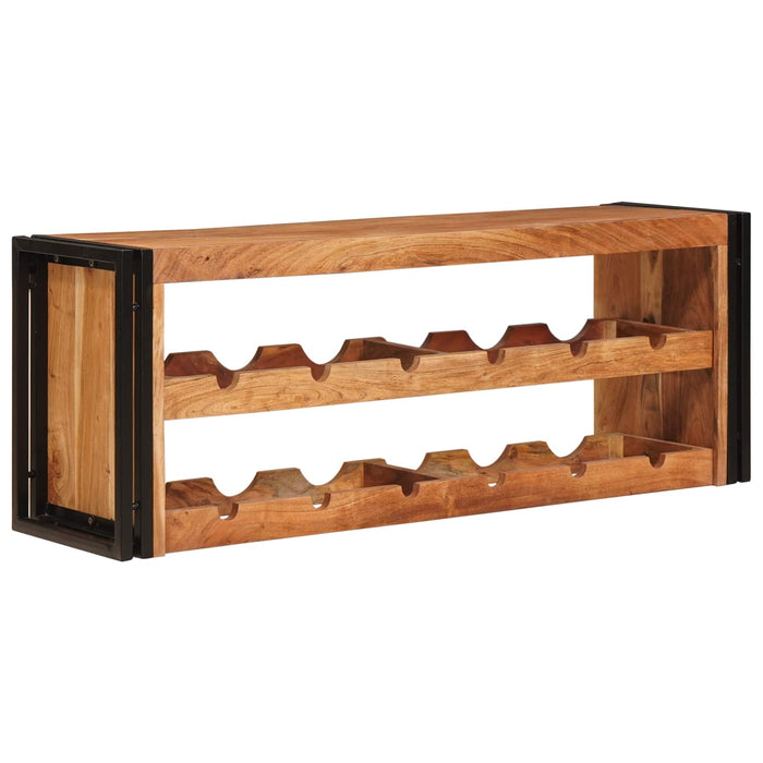 Raft pentru vin Maro 120 x 45 x 33 cm Lemn Solid de Acacia - WALTI WALTI