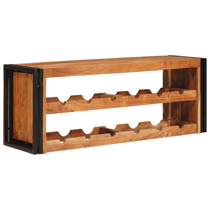 Raft pentru vin Maro 120 x 45 x 33 cm Lemn Solid de Acacia - WALTI WALTI
