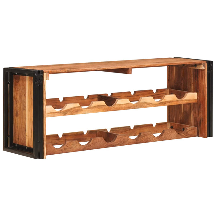 Raft pentru vin Maro 120 x 45 x 33 cm Lemn Solid de Acacia - WALTI WALTI