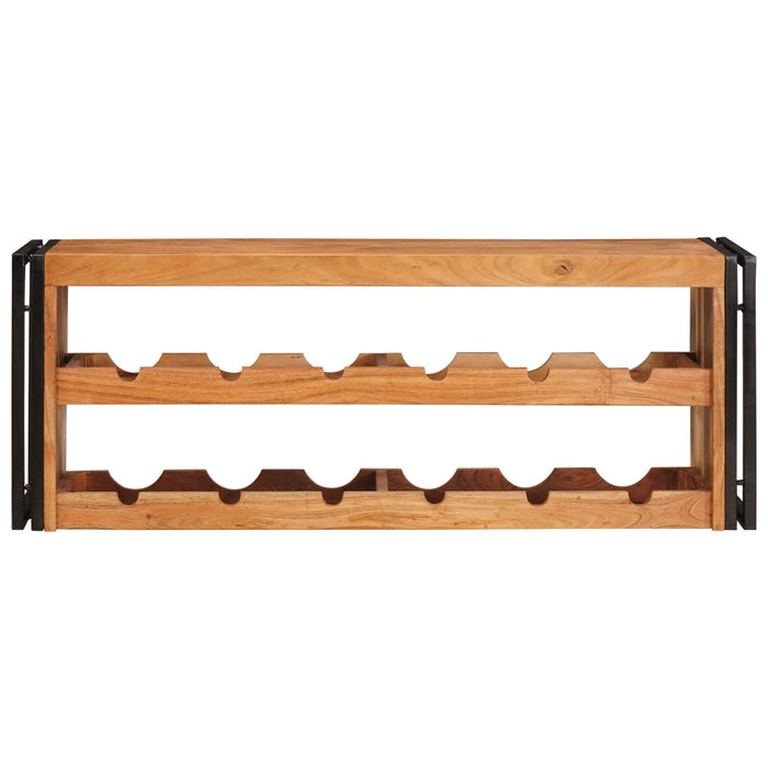 Raft pentru vin Maro 120 x 45 x 33 cm Lemn Solid de Acacia - WALTI WALTI