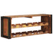 Raft pentru vin Maro 120 x 45 x 33 cm Lemn recuperat solid - WALTI WALTI