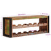 Raft pentru vin Maro 120 x 45 x 33 cm Lemn recuperat solid - WALTI WALTI