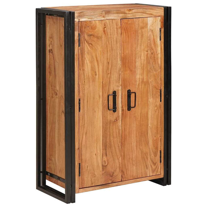 Highboard cu Uși Maro Lemn masiv de acacia și metal - WALTI WALTI