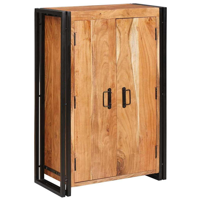 Highboard cu Uși Maro Lemn masiv de acacia și metal - WALTI WALTI