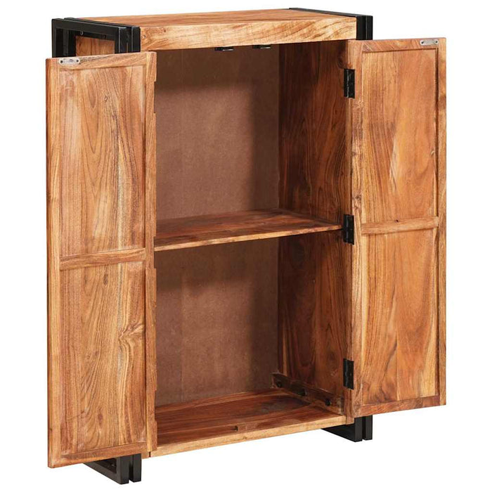 Highboard cu Uși Maro Lemn masiv de acacia și metal - WALTI WALTI
